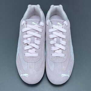 Pink Low-Top Puma German Training Style Sneakers